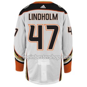 Anaheim Ducks HAMPUS LINDHOLM 47 Adidas Weiß Trikot Authentic - Herren